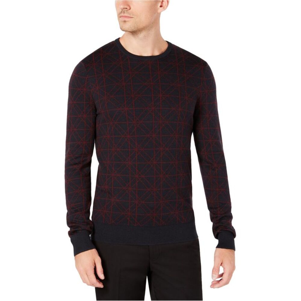 Ryan Seacrest Mens Geometric Pullover Sweater, NWT